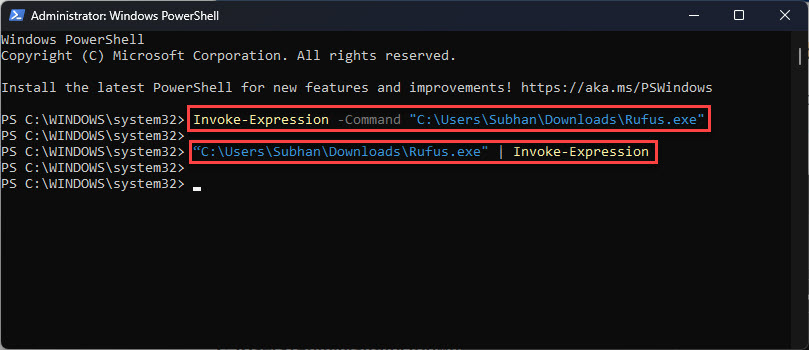 4 Ways to Run Executable (.exe) Files Using PowerShell