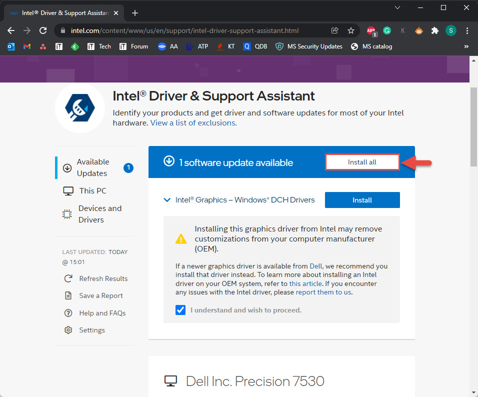 How to Update Intel Drivers with the Intel Driver & Support Assistant