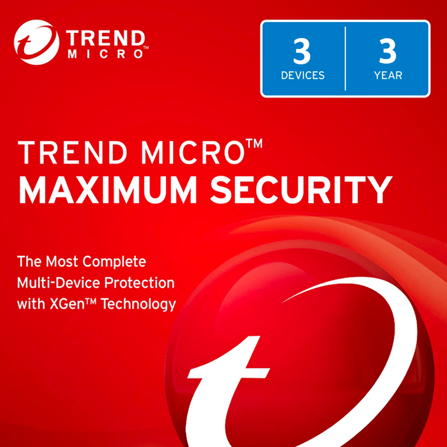 [Key] Trend Micro Maximum Security 3 Device 3 Years Activation