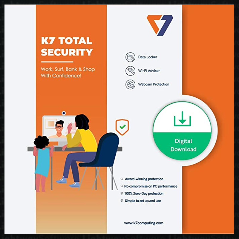 K7 Total Security 1 User, 1 year Activation