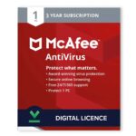 Buy McAfee AntiVirus 3 year 1 device in Sri Lanka